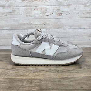 New Balance 237 v1 Marblehead Gray White Athletic Shoes Kids 6y Womens 7.5